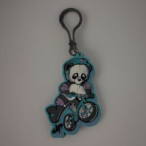 Panda Biker BMX Bike Dude Perfect KeyChain RARE Backpack Keys Accessory Tricks